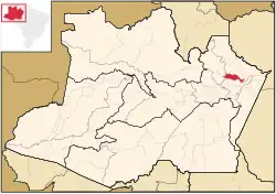 Localização de Itapiranga no Amazonas