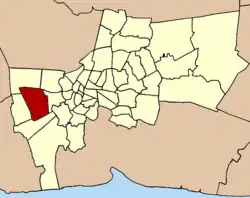 Localização de Bang Khae em Banguecoque