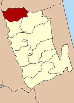 Localização do Distrito de Pa Phayom na província de Phatthalung