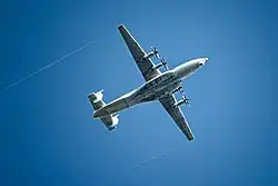 An-22. Vista de baixo