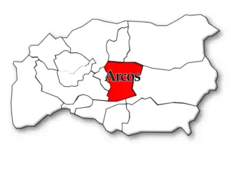 Localização no Concelho de Anadia