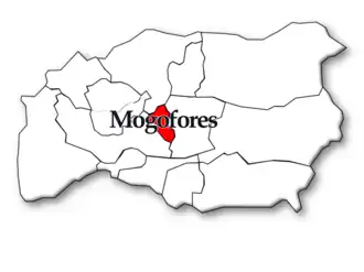 Localização no Concelho de Anadia