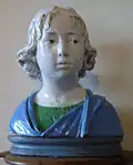 Andrea della Robbia: Retrato de menino, c. 1475. Museo Nazionale del Bargello, Florença