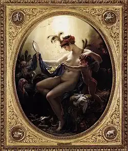 Anne-Louis Girodet, Mademoiselle Lange en Danaë (1799).