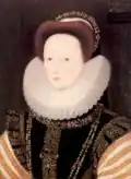 Retrato de Anne Knollys, 1582.