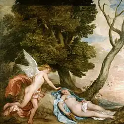 Cupido e Psiquê (1639–40) por Anthony van Dyck