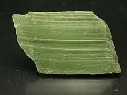 Antigorite de Lord Brassey Mine, distrito de Heazlewood, Tasmânia, Austrália.