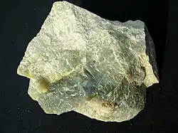 Bowenite da Asbestos Mine, Thurman Township, Warren County (New York).