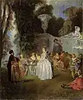 Fêtes Vénitiennes, de Antoine Watteau