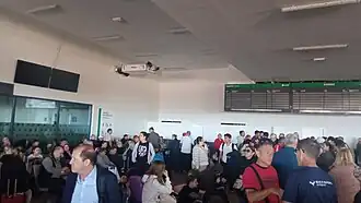 Átrio da alta velocidade