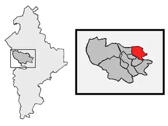 Localização de Apodaca em Nuevo León