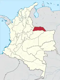 Location of Arauca