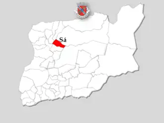 Localização no Município de Arcos de Valdevez