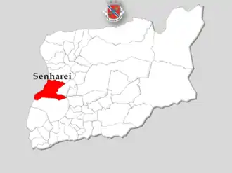 Localização no município de Arcos de Valdevez