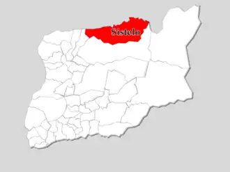 Localização no município de Arcos de Valdevez