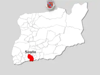 Localização no Município de Arcos de Valdevez