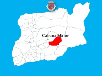 Localização no município de Arcos de Valdevez