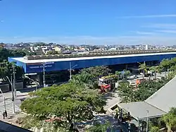 O terminal visto a partir da Estação São Mateus do monotrilho