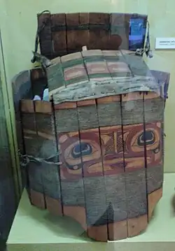 Armadura de madeira e couro. Costa do Pacífico, s.d.