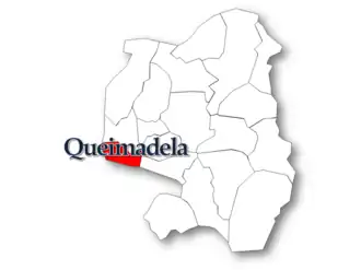 Localização no município de Armamar