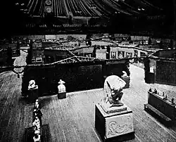 Vista interna da exposição, 1913, cidade de Nova York