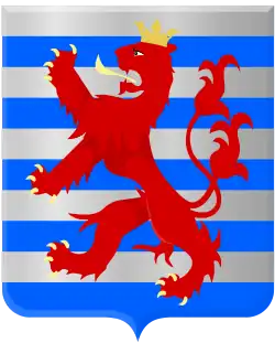 Brasão de armas de Henrique VI, Conde de Luxemburgo de 1282 a 1288