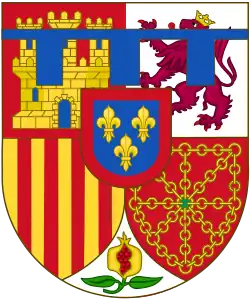 O Brasão de armas do Príncipe das Astúrias