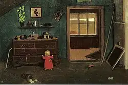 A menina e a cómoda