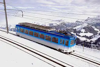 Uma motriz da Rigi Bahnen AG