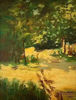 Arthur Timotheo da Costa, Landscape, 1920, 40,5 x 30,2cm, Photo Gedley Belchior Braga