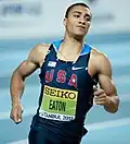 Ashton Eaton no heptatlo.
