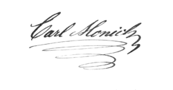 Assinatura de Carlos Monich