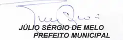 Assinatura de Júlio da Retífica