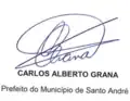 Assinatura de Carlos Grana (político)