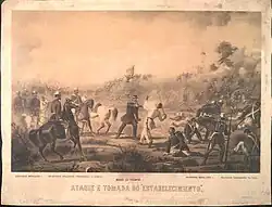 Ataque e Tomada do Estabelecimiento.