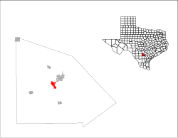 Localização de Jourdanton