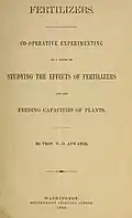 Fertilizers, 1882