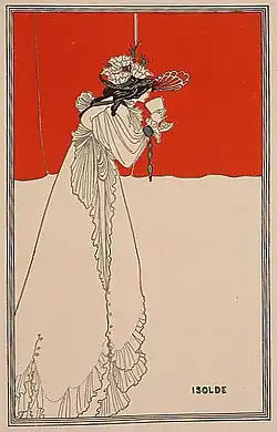 Isolde, ilustração em Pan magazine, 1899