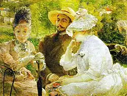 On the Terrace at Sèvres,, 1880