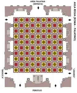 Planta da Aula Régia.