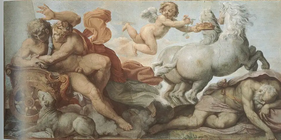 Aurora and Cephalus - Agostino Carracci - 1597