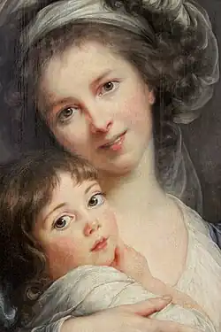 Élisabeth Vigée Le Brun, 1786 (detalhe)