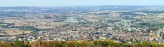 Vista panorâmica de Autun.