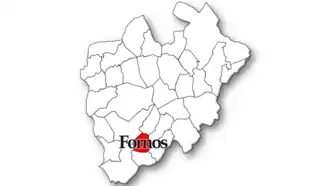 Localização no município de Santa Maria da Feira