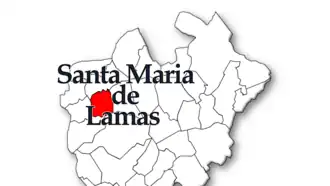 Localização no município de Santa Maria da Feira