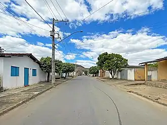 Avenida Antônio Silvano da Rocha em Cordeiro de Minas