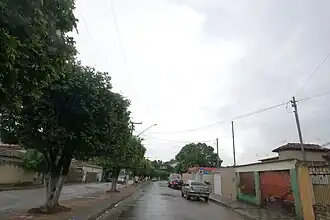 Avenida Valdir Pinheiro Cangussu em Pavão