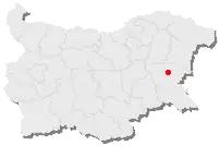 Localização de Aytos na Bulgária