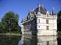 Vista do Château d'Azay-le-Rideau