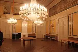 Salão de representação da Bolsa